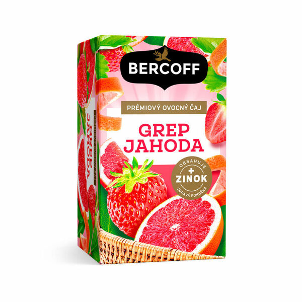 BERCOFF Grep a jahoda se zinkem 16 sáčků porovnat ceny