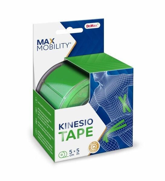 Dr. Max Kinesio Tape Green 5 cm x 5 m tejpovací páska 1 ks porovnat ceny