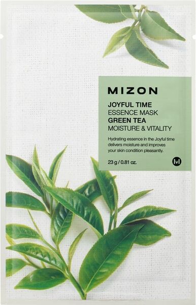 Mizon Joyful Time Essence Mask Green Tea Plátýnková maska s hydratačním a revitalizačním účinkem 23g porovnat ceny