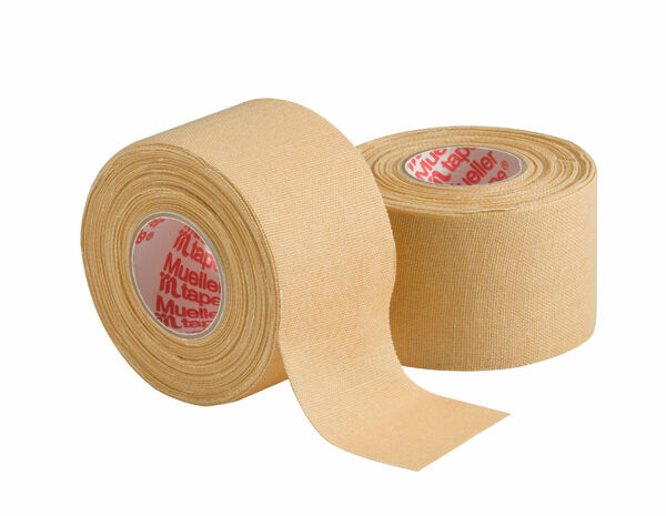Mueller MTape® Team Colors, fixační tejpovací páska 3,8cm, béžová porovnat ceny
