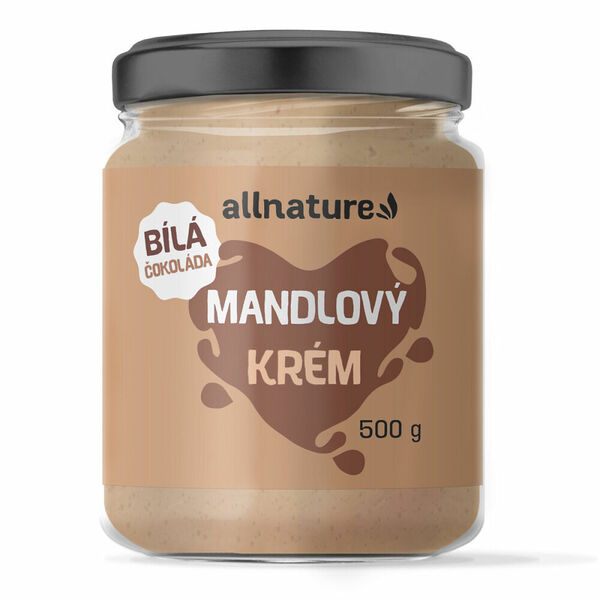 ALLNATURE Mandlový krém s bílou čokoládou 500 g porovnat ceny