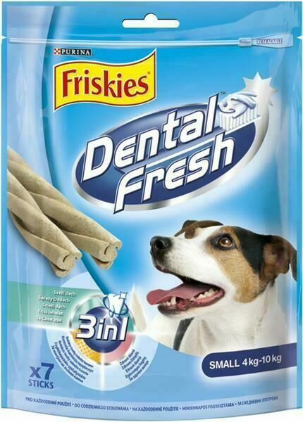 Friskies snack dog - DentalFresh 3 v 1 "S" 110g porovnat ceny