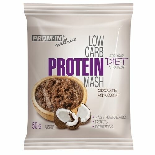 PROM-IN Low Carb Protein Mash čokoláda/kokos 50g porovnat ceny