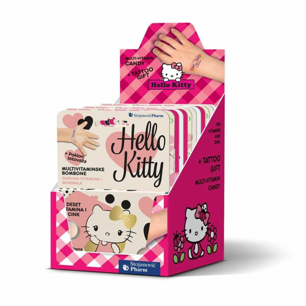 VIESTE Mulitivitamin Hello Kitty + tetování 12 tablet porovnat ceny