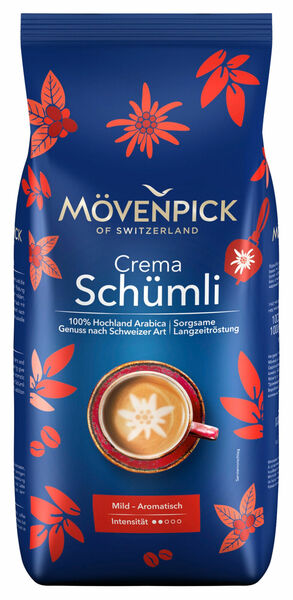 Mövenpick of SWITZERLAND Schümli zrnková káva 1000 g porovnat ceny