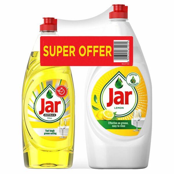 JAR Prostředek na nádobí Extra+ Citrus 650 ml + Lemon 900 ml porovnat ceny