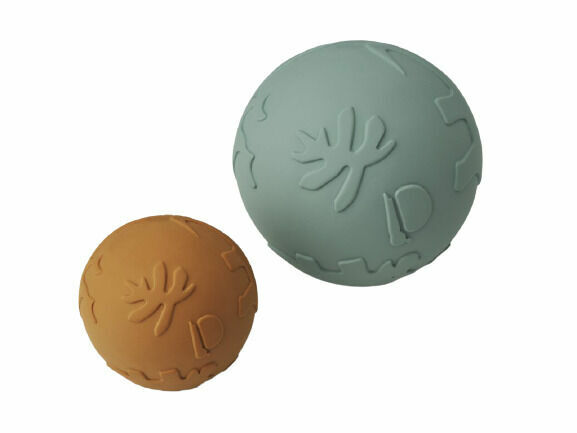 LIEWOOD Set 2 míčků Dino mustard/peppermint mix porovnat ceny