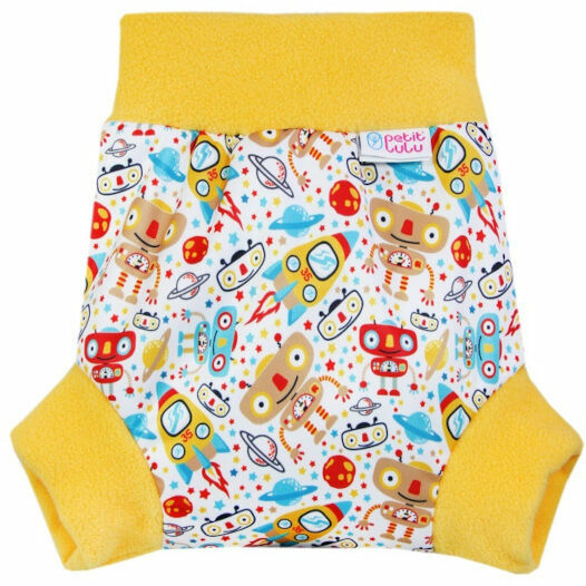 Petit Lulu - pull-up svrchní kalhotky S, Vesmírní roboti porovnat ceny