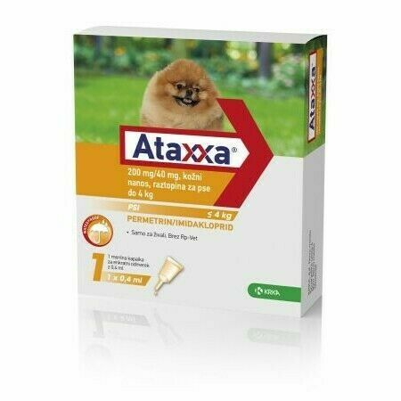 Ataxxa Pro Psy Do 4kg Spot-on 1x0.4ml porovnat ceny