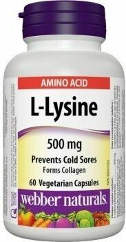 WEBBER NATURALS L - Lysine 500 mg 60 kapslí porovnat ceny