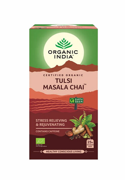 Organic India Tulsi Chai Masala BIO 25 sáčků porovnat ceny