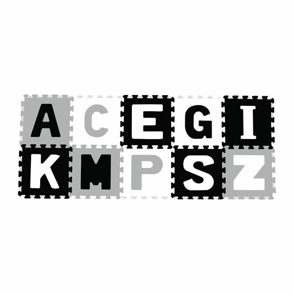 BabyOno Puzzle pěnové abeceda 6m+, 10 ks porovnat ceny