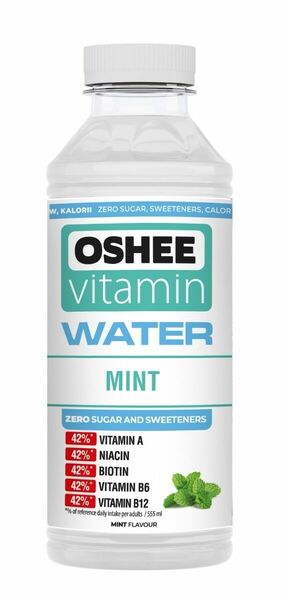 OSHEE Vitamínová voda máta bez cukru 555 ml porovnat ceny