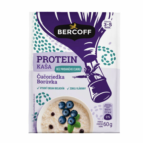 BERCOFF KLEMBER Proteinová kaše Borůvka 60 g porovnat ceny