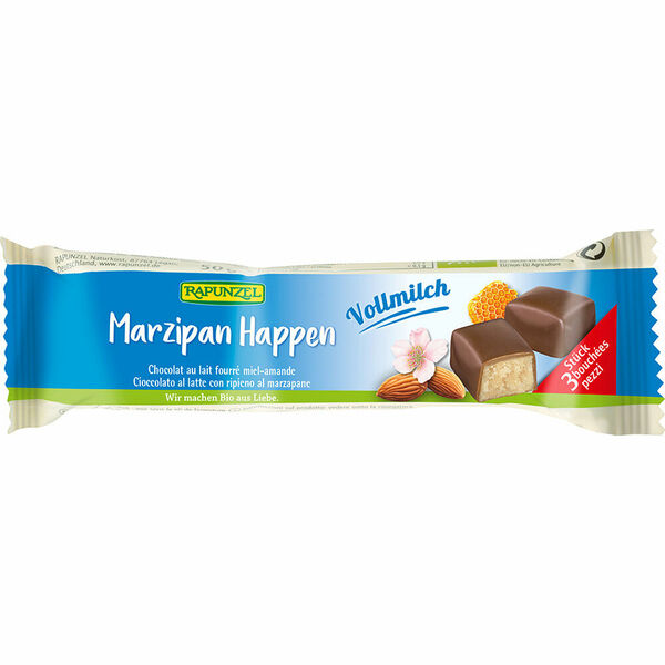 RAPUNZEL Marcipán v mléčné čokoládě BIO 50 g porovnat ceny