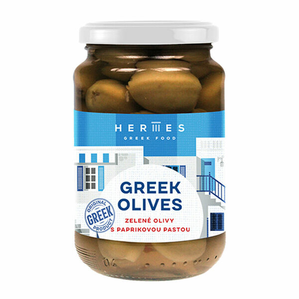 HERMES Zelené olivy s papričkou 190 g porovnat ceny