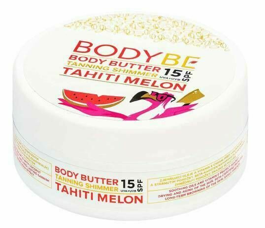 Bodybe Opalovací máslo s třpytivým efektem SPF 15 - Tahiti Meloun 150ml porovnat ceny
