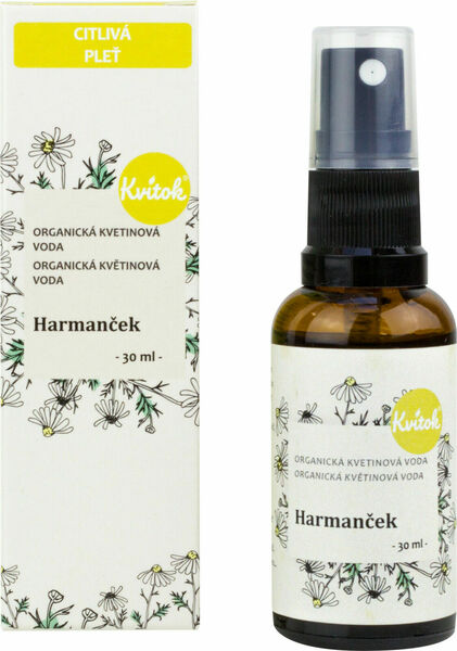 Kvitok Květová voda s rozprašovačem heřmánek 30ml porovnat ceny