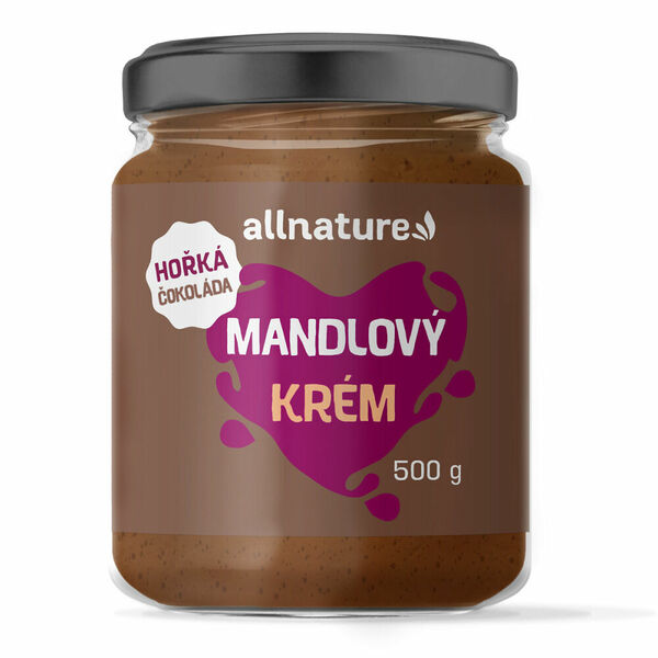 ALLNATURE Mandlový krém s hořkou čokoládou 500 g porovnat ceny