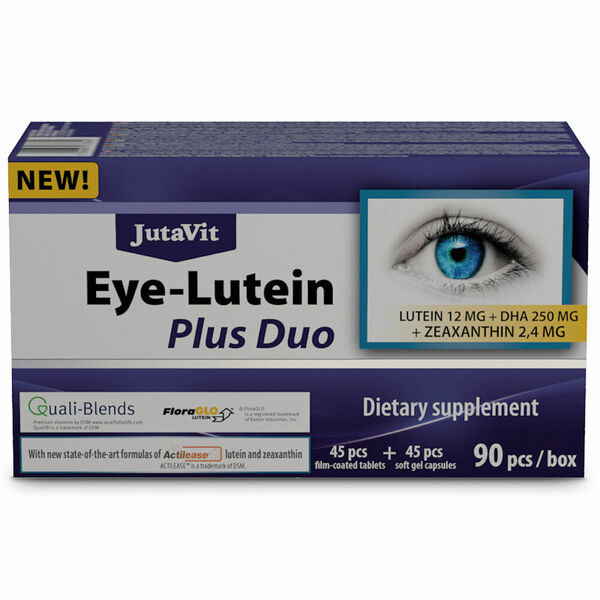 JUTAVIT Lutein komplex Plus Duo 45 tablet + 45 kapslí porovnat ceny