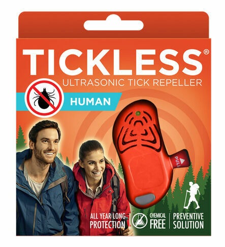 TICKLESS® HUMAN Ultrazvukový odpuzovač klíšťat oranžový porovnat ceny