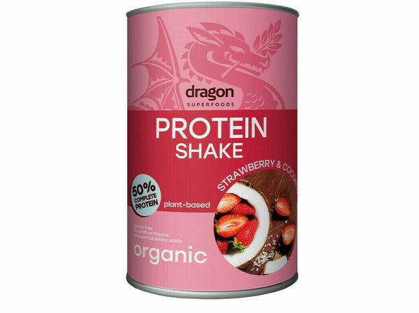Dragon Bio proteinový koktejl jahoda a kokos 450g porovnat ceny