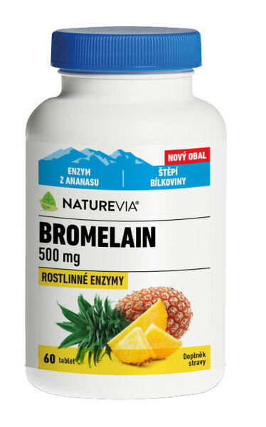 Swiss NatureVia  Swiss Nature Bromelain 500mg 60 tablet porovnat ceny