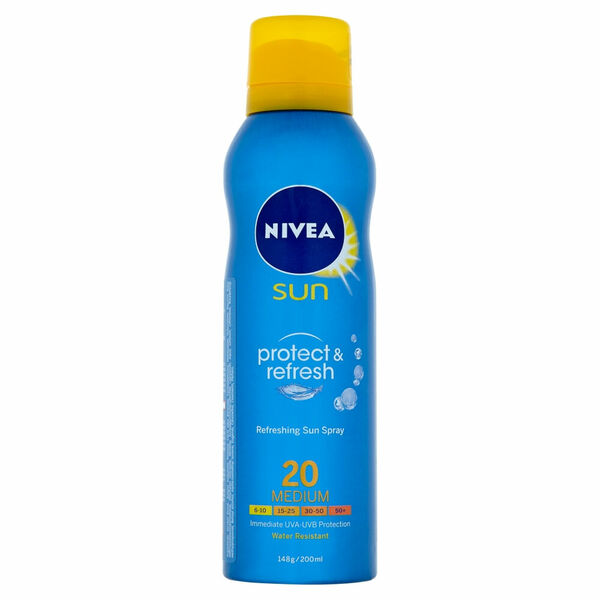 NIVEA Sun Protect & Refresh Chladivý neviditelný sprej na opalování OF 20 200 ml porovnat ceny