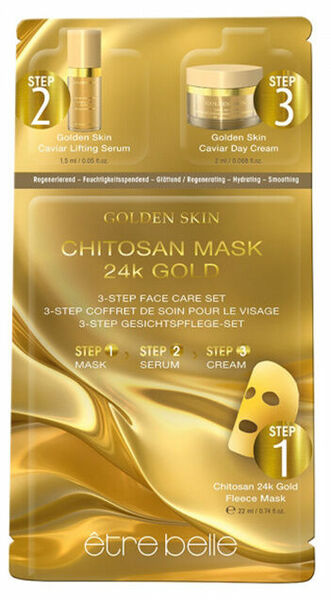 être belle Golden Skin tříkrokový pleťový set s 24karátovým zlatem porovnat ceny
