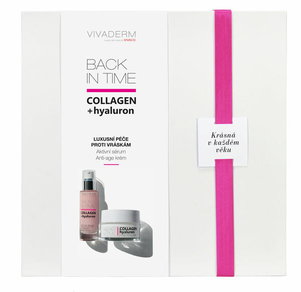 Vivaco Dárkové balení COLLAGEN + hyaluron VIVADERM - pleťový krém 50ml + pleťové sérum 30ml porovnat ceny