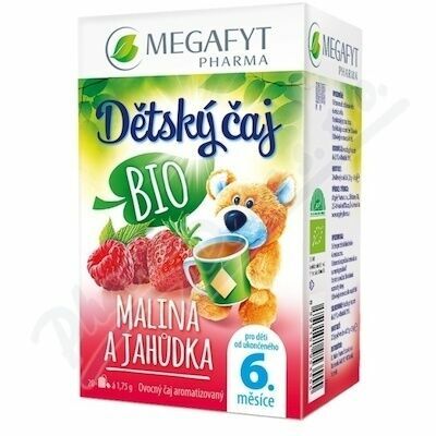 Megafyt Dětský čaj Malina A Jahůdka Bio 20x1.75g porovnat ceny