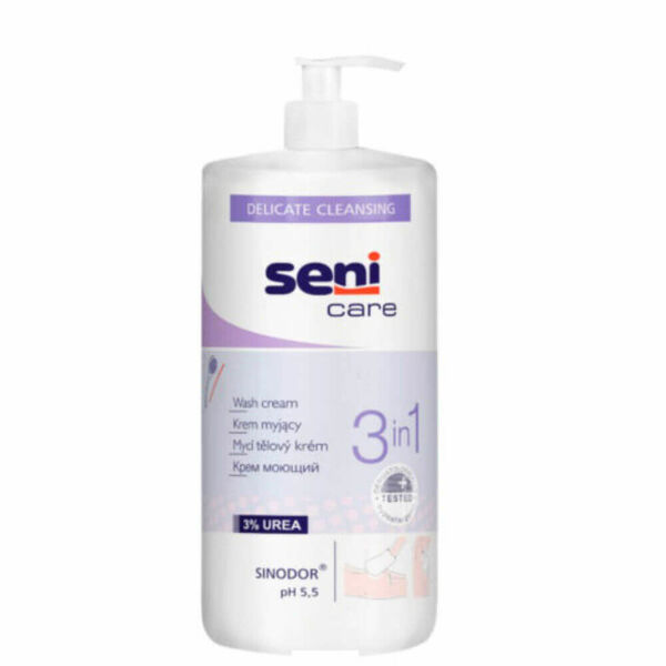 SENI Care mycí tělový krém 3 v 1 1000 ml porovnat ceny