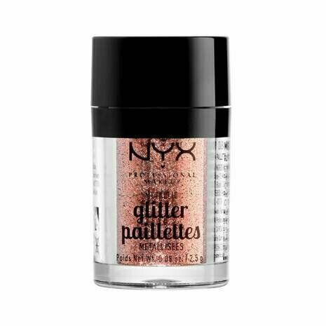 NYX Professional Makeup Professional Makeup Metallic Glitter třpytky na obličej i tělo - odstín Dubai Bronze 2.5 g porovnat ceny