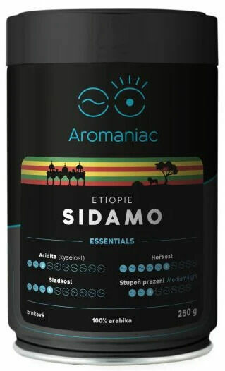 Aromaniac Etiopie Sidamo, mletá, dóza 250 g porovnat ceny