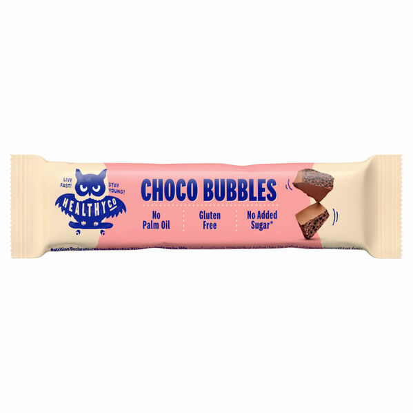 HEALTHYCO Bubbly milk chocolate bar 30 g čokoládová tyčinka porovnat ceny
