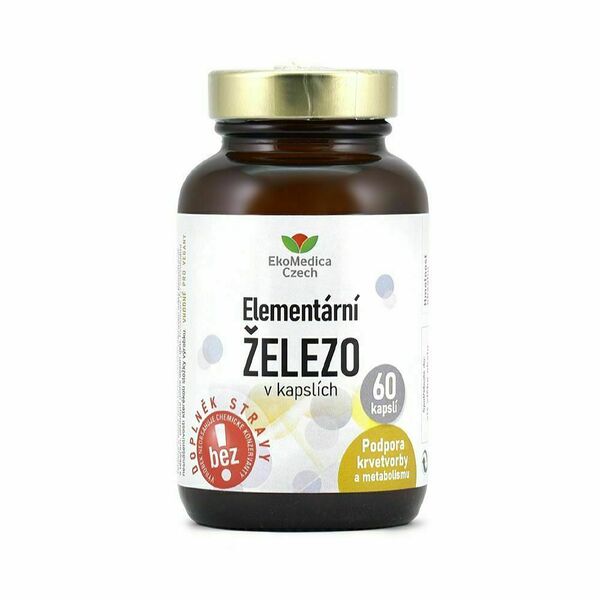 Ekomedica Elementární železo v kapslích 60 kapslí porovnat ceny