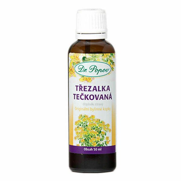 DR.POPOV Kapky bylinné Třezalka tečkovaná 50 ml porovnat ceny