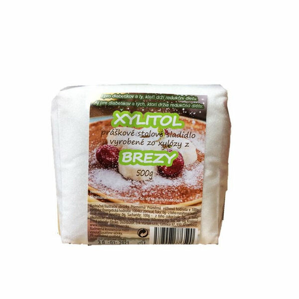 NAJTELO Březový cukr xylitol práškový 500 g porovnat ceny