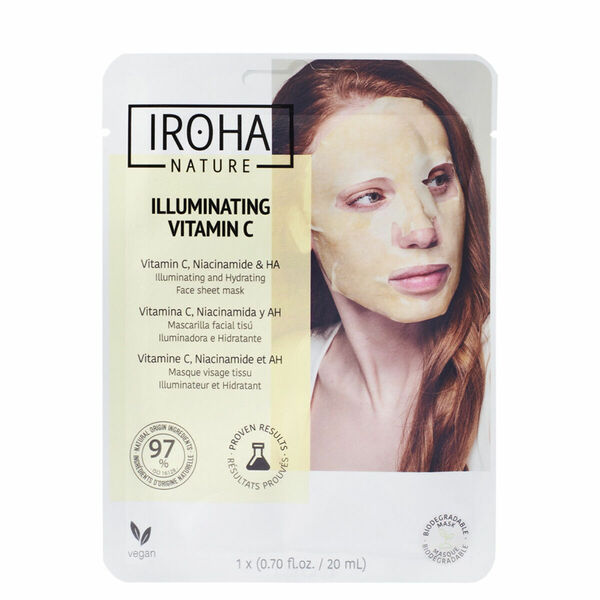 Iroha nature Obličejová maska s vitamínem C + H.A. 20 ml porovnat ceny