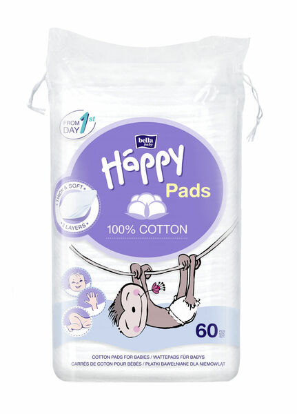 Happy Baby Bella Bavlněné tampóny pro děti 60ks porovnat ceny