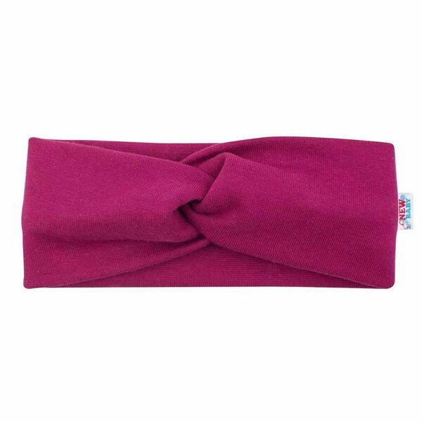 Kojenecká čelenka New Baby Style tmavě fialová porovnat ceny