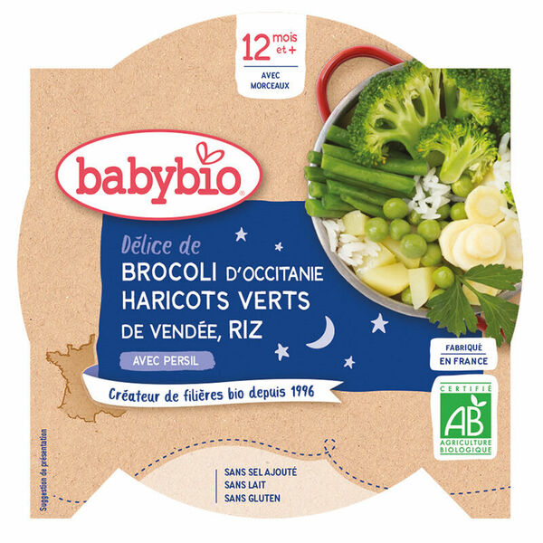 Babybio zelená zelenina, rýže se špetkou petrželky 230 g porovnat ceny