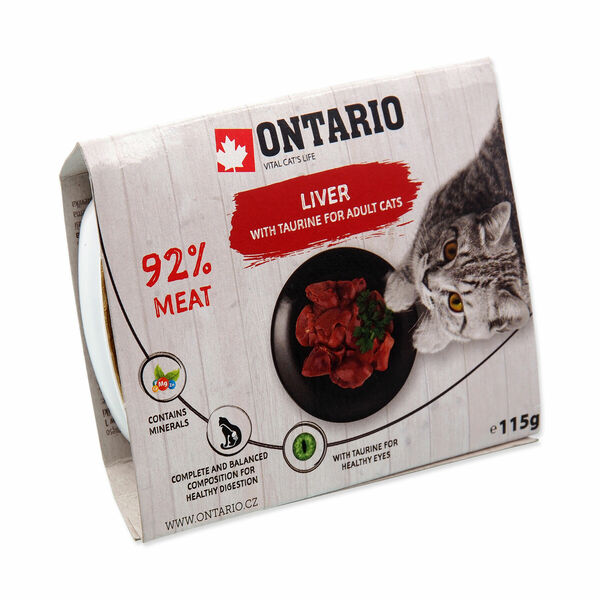 Ontario S játry a taurinem vanička 115 g porovnat ceny