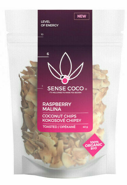 Sense Coco Bio kokosové chipsy malinové 40g porovnat ceny