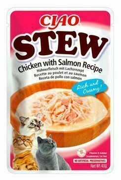 Churu Cat Ciao Stew Chicken With Salmon Recipe 40g porovnat ceny