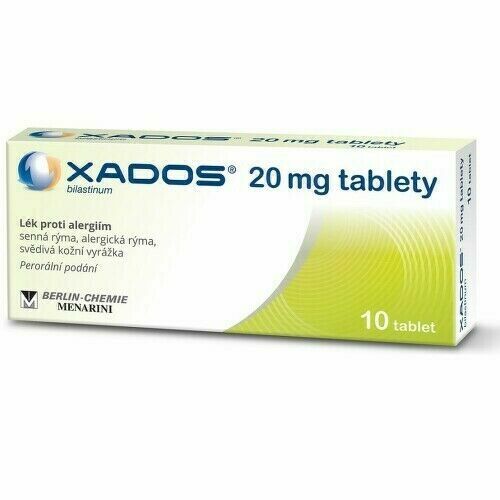 XADOS 20 MG TABLETY perorální neobalené tablety 10X20MG porovnat ceny