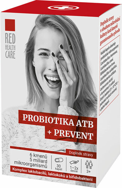 NIXX RED HEALTH CARE Probiotika ATB + Prevent 30 kapslí porovnat ceny