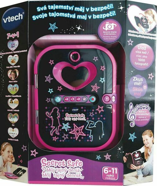 Vtech Kidi Secret Safe - Můj tajný deník - černý (CZ) porovnat ceny