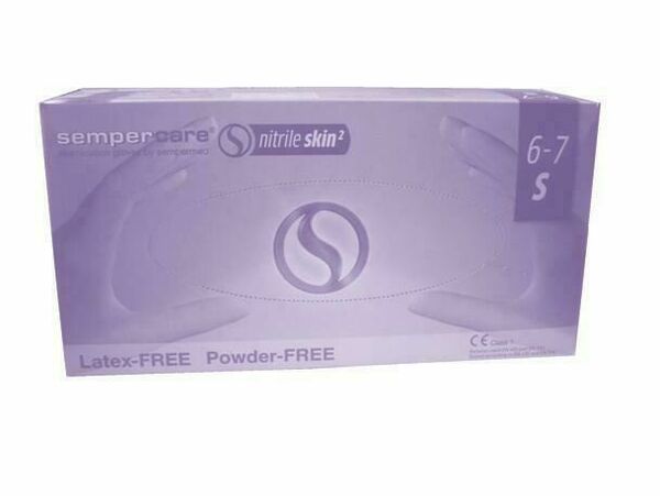 Rukavice vyš. Sempercare Nitril Skin2 S/200ks b.p. porovnat ceny