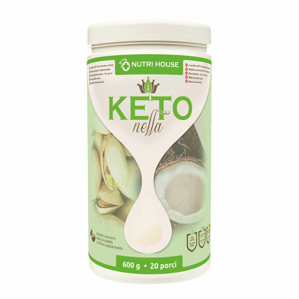 NUTRI HOUSE KETONELLA pistácie a kokos 20 porcí 600 g porovnat ceny
